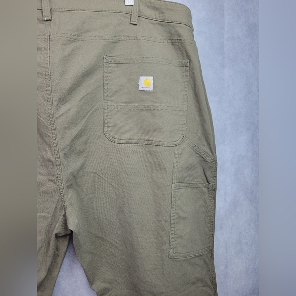 Carhartt Canvas Work Pant - Relaxed Fit - RUGGED FLEX® Women's double front pant - Picture 6 of 13
